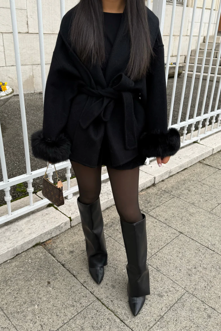 Ellie | Woolcoat With Fur