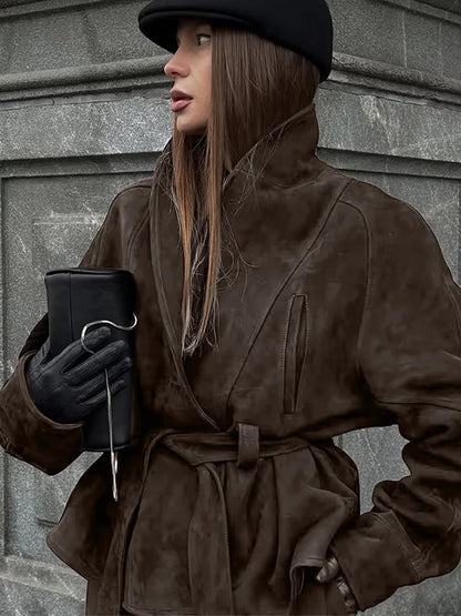 signe | Faux Suede Jacket